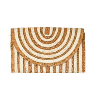 Jerry Geometrical Straw Clutch