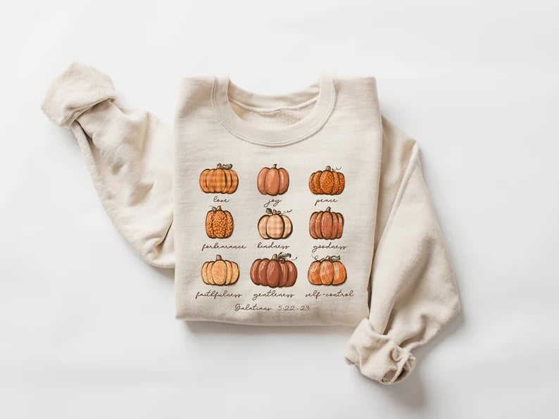 Pumpkin Fruit of the Spirit Sweatshirt - FINAL SALE