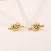 Tucker Gold Knot Earrings