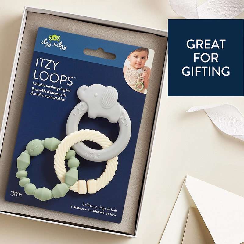 Itzy Loops™ Teething Ring Set