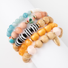 Anai Wood + Acrylic Bracelet Set