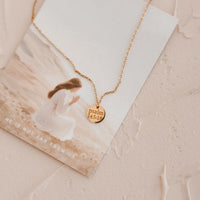 Dear Heart Near Disc Necklace