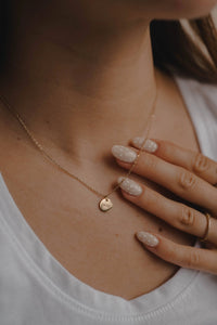 Dear Heart Near Disc Necklace