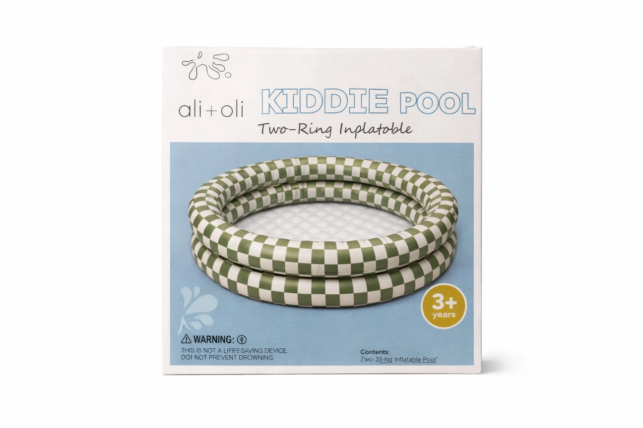 Kiddie Two-Ring Inflatable Pool