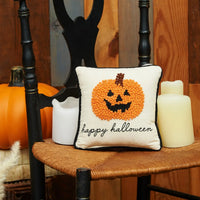Halloween Pumpkin Mini Throw Pillow