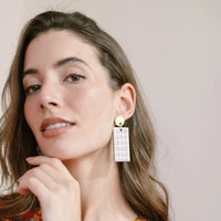 Purple Dulce Cabana Earrings | Sunshine Tienda
