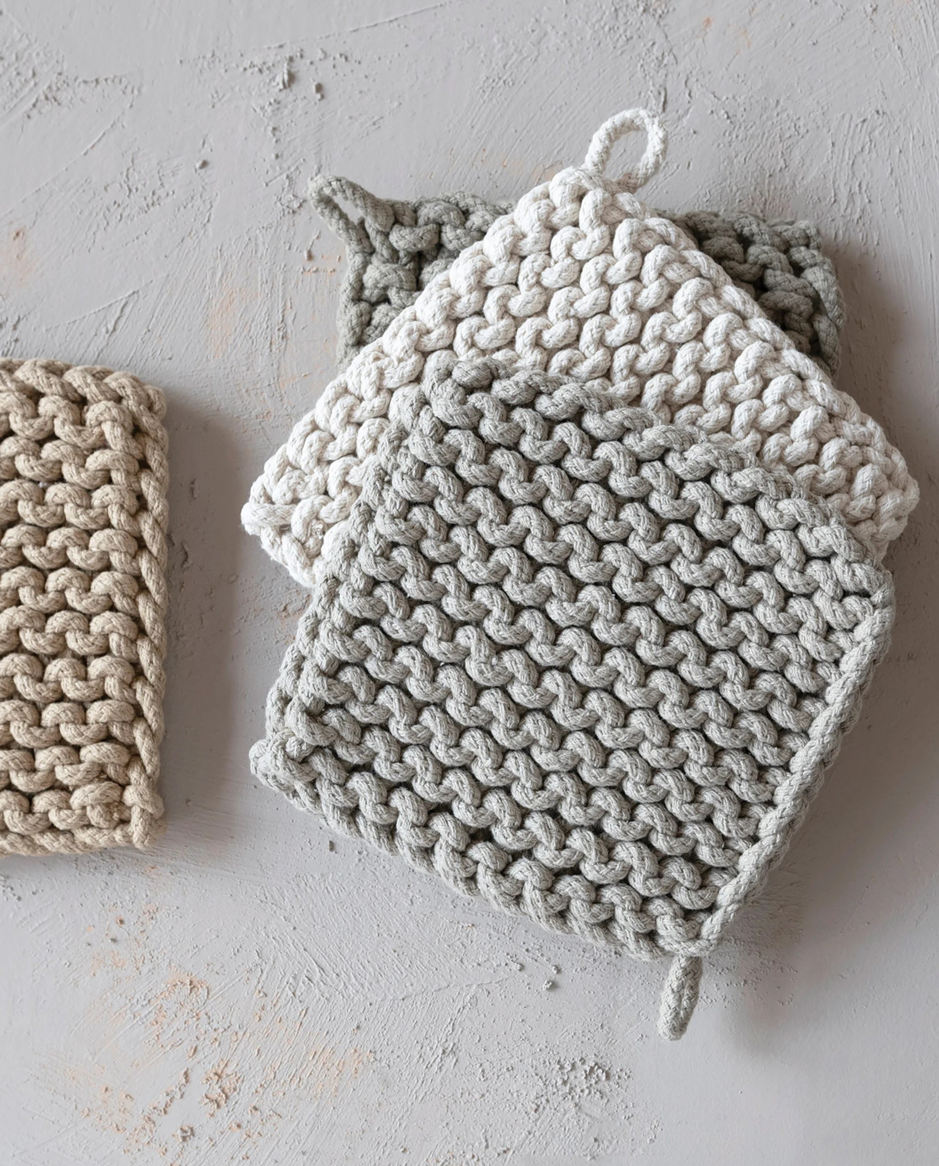 Cotton Crocheted Potholders