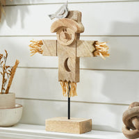 Rustic Scarecrow Figurine