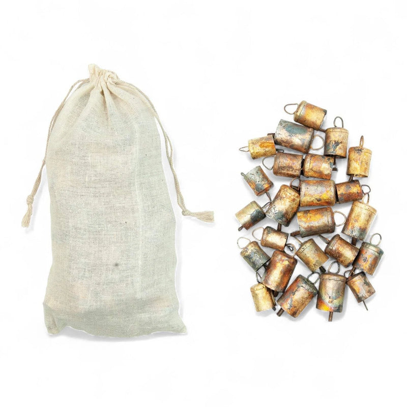 Distressed Metal Bells Set