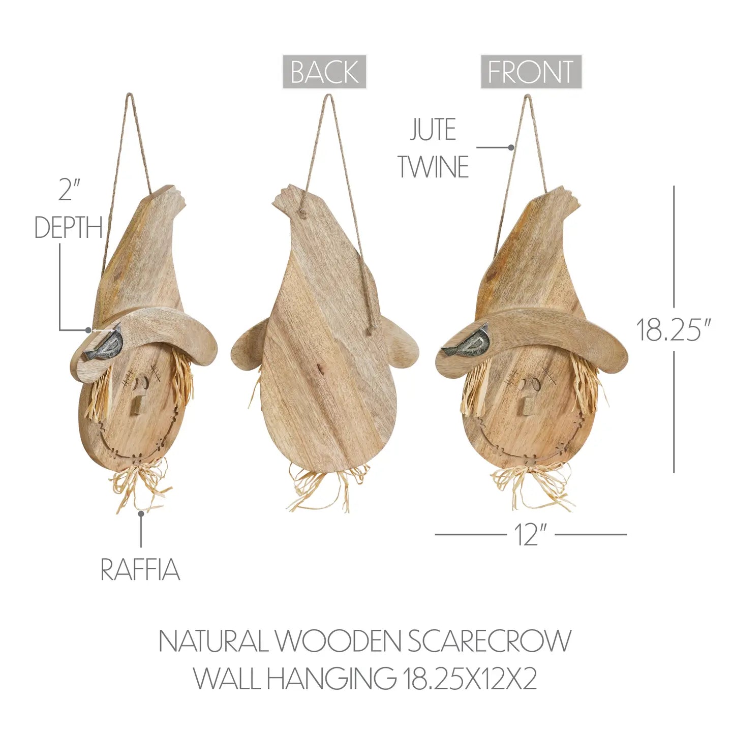 Scarecrow Wood Wall Art