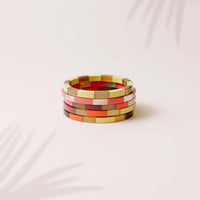 Capri Tile Bangle Set | Sunshine Tienda
