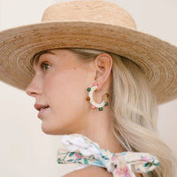 Zaraya Rainbow Bead Hoops | Sunshine Tienda