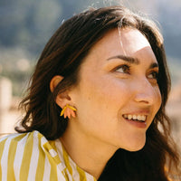 Rosy Blossom Studs | Sunshine Tienda