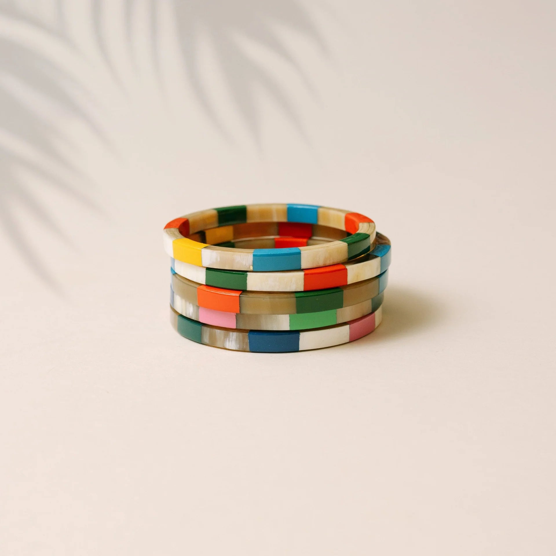 Ricardo Watercolor Tile Bangle Set | Sunshine Tienda