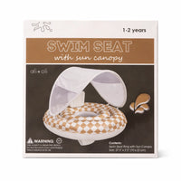 Checkered Baby Swim Canopy Seat