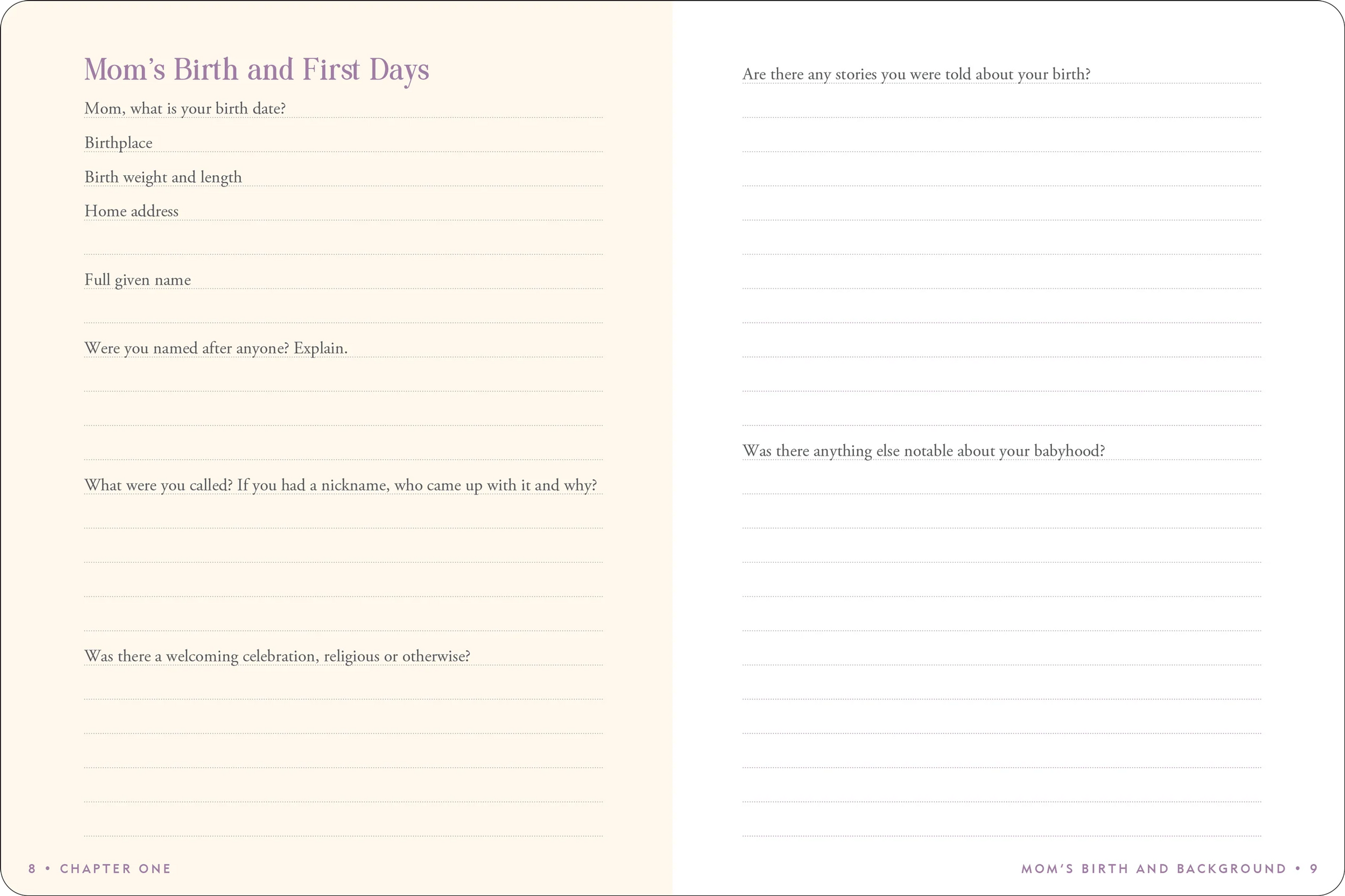 Story Book Memory Journals