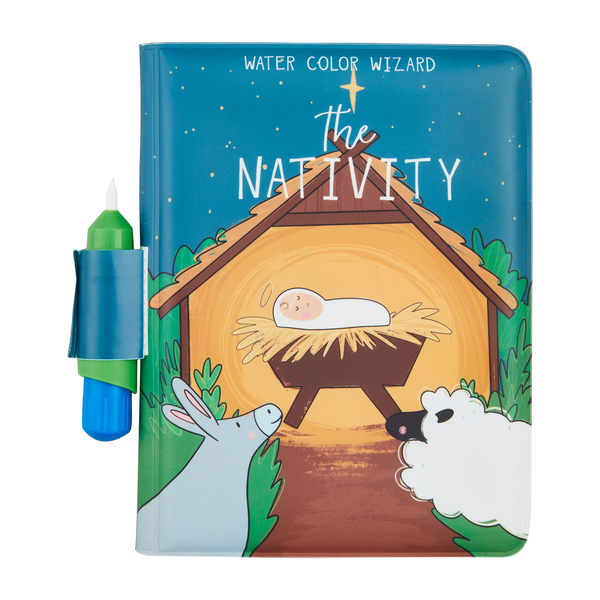 Mud Pie Nativity Water Color Book