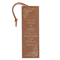 Leather Scripture Bookmark Collection