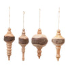 Mahogany Wood Finial Ornaments