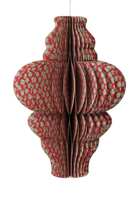 Holiday Honeycomb Finial Ornaments
