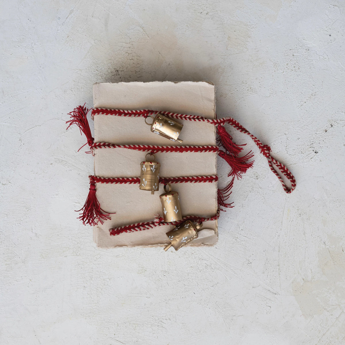 Metal Bell Garland with Tassels