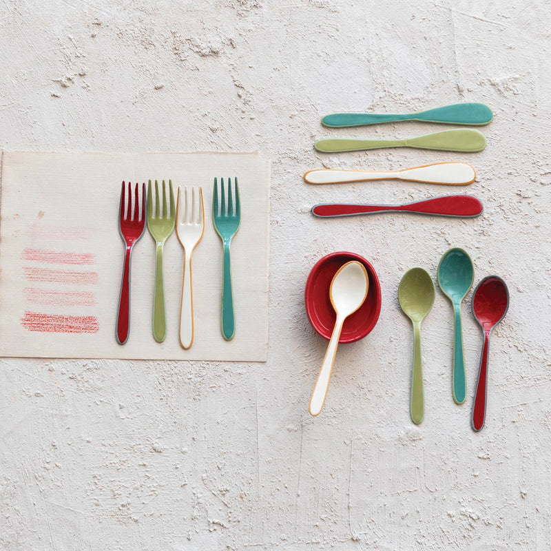 Enameled Stainless Steel Utensils