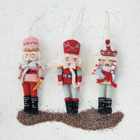 Wool Felt Nutcracker Ornaments