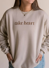 Take Heart Sweatshirt | Dear Heart