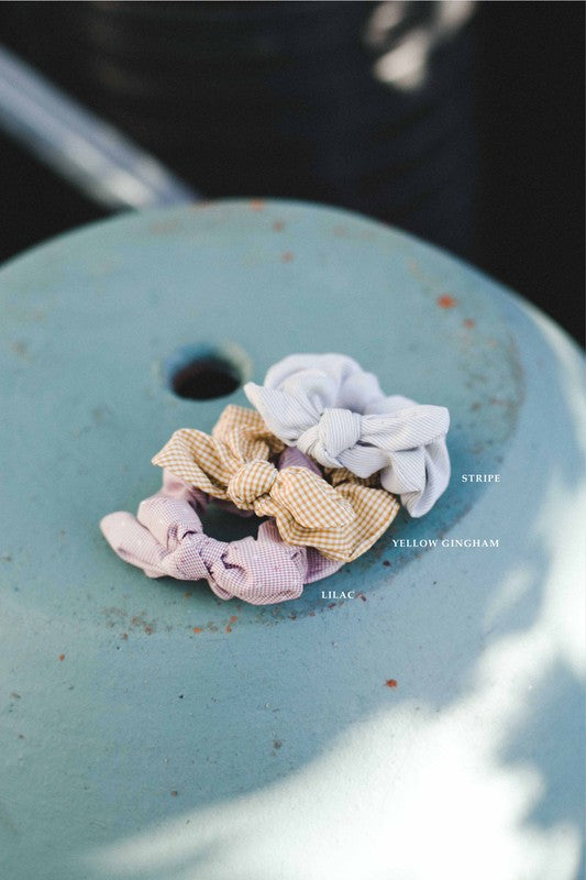 Mini Bow Scrunchie