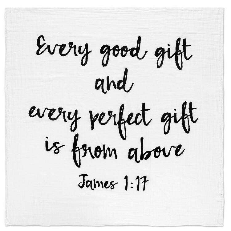 James 1:17 | Swaddle Blanket