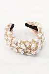 Straw Weaving Top Knot Headband