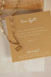 Dear Heart | True Light Mini Tag Necklace