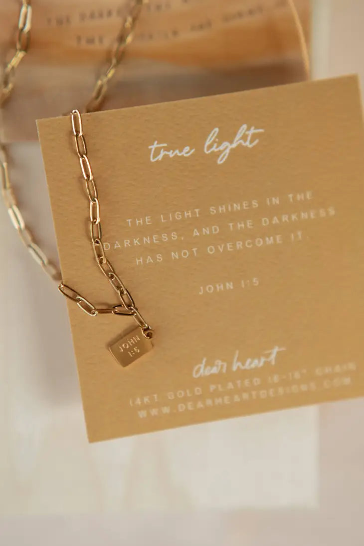 Dear Heart | True Light Mini Tag Necklace