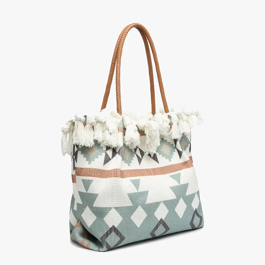 Madison Handwoven Aztec Tote