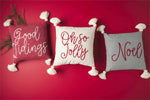 Mud Pie Holiday Boucle Pillow