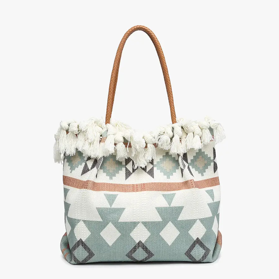 Madison Handwoven Aztec Tote