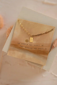 Dear Heart | True Light Mini Tag Necklace