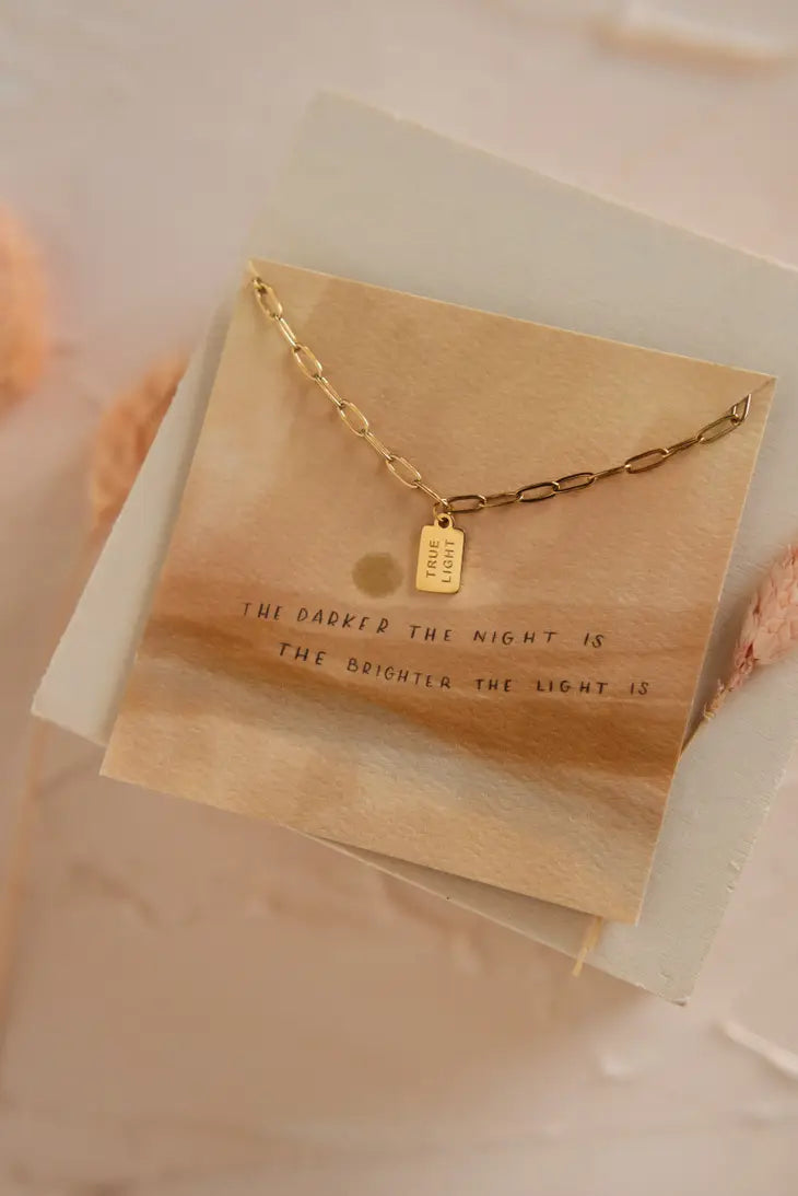 Dear Heart | True Light Mini Tag Necklace