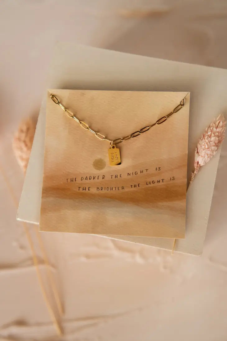 Dear Heart | True Light Mini Tag Necklace