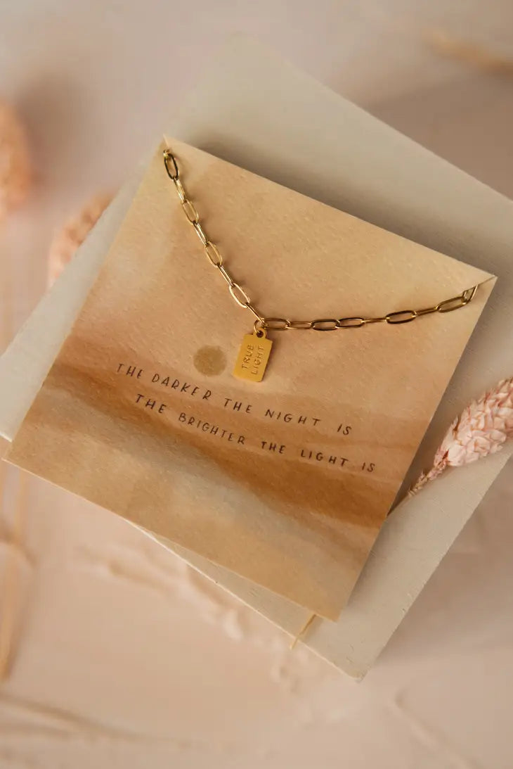Dear Heart | True Light Mini Tag Necklace