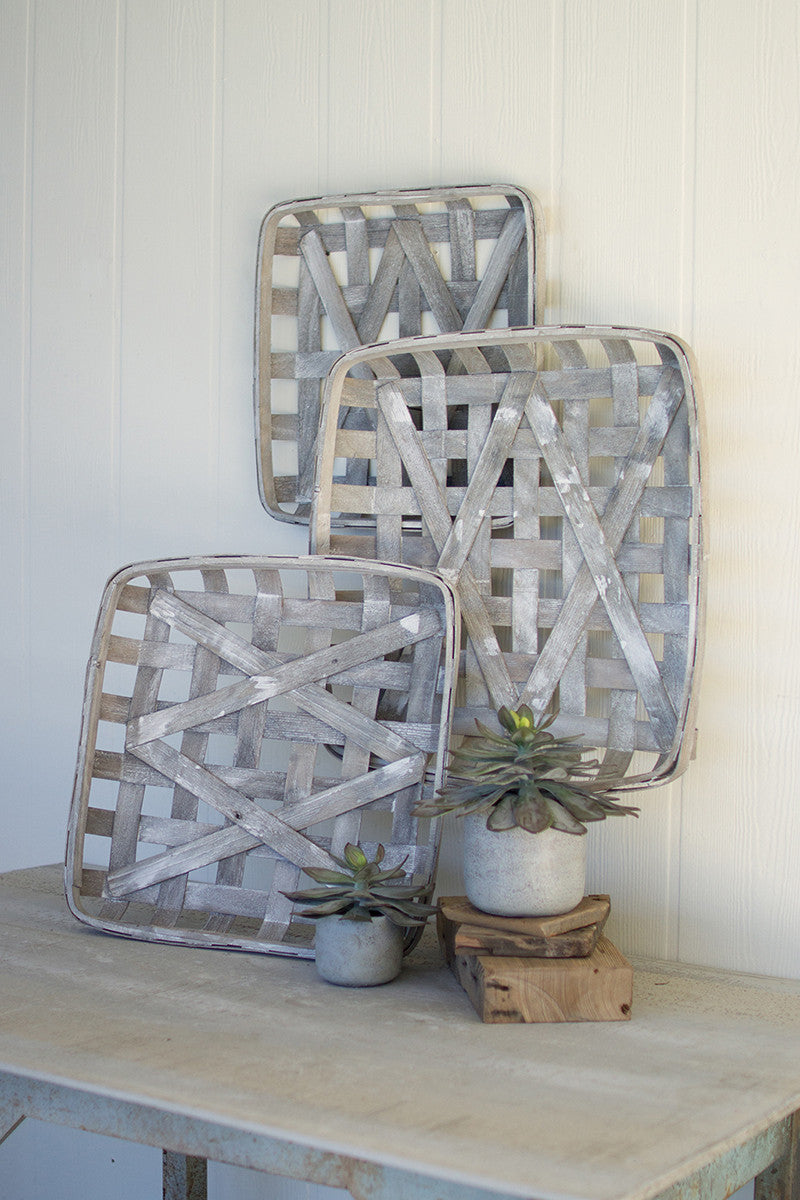 Hand-Woven Palm Leaf Boxes