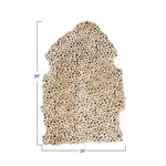 Leopard Print Goat Fur Rug