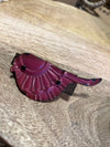 Embossed Metal Bird Clip