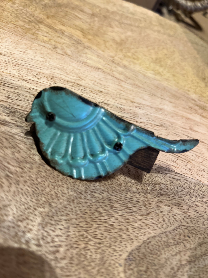 Embossed Metal Bird Clip