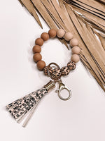 Tassel Silicone Keychain Bracelet
