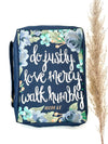 Bible Cover | Justly, Mercy, Humbly