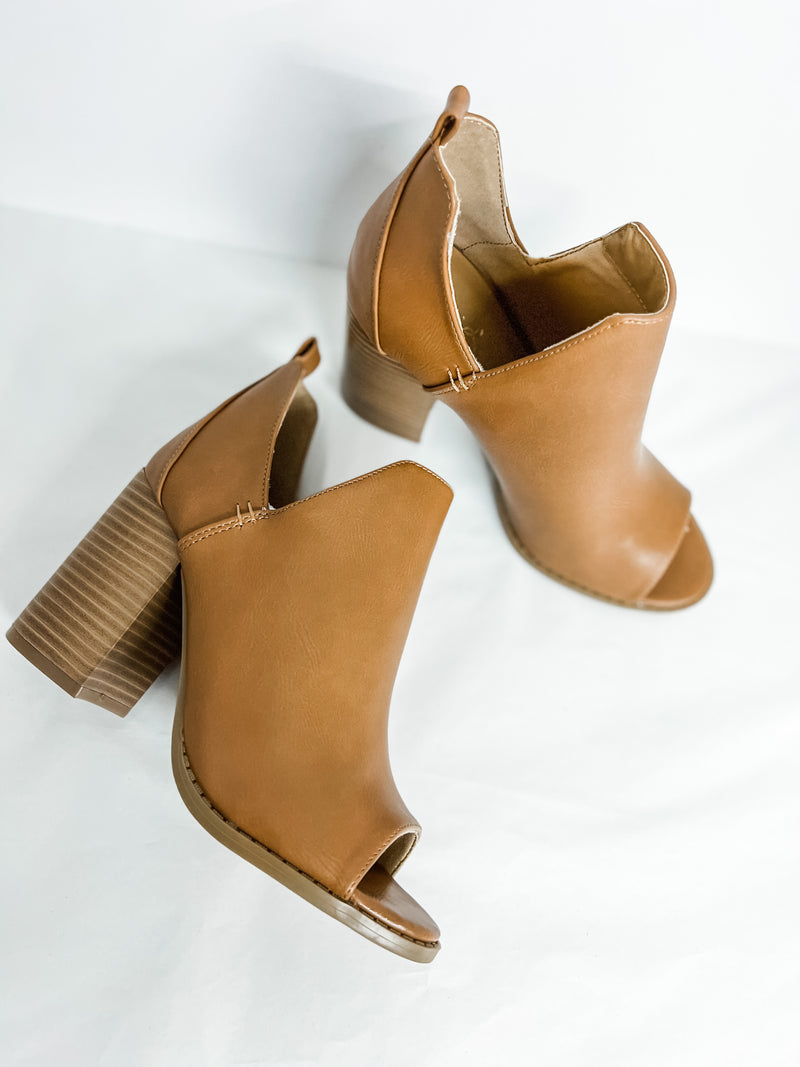 Peep Toe Bootie