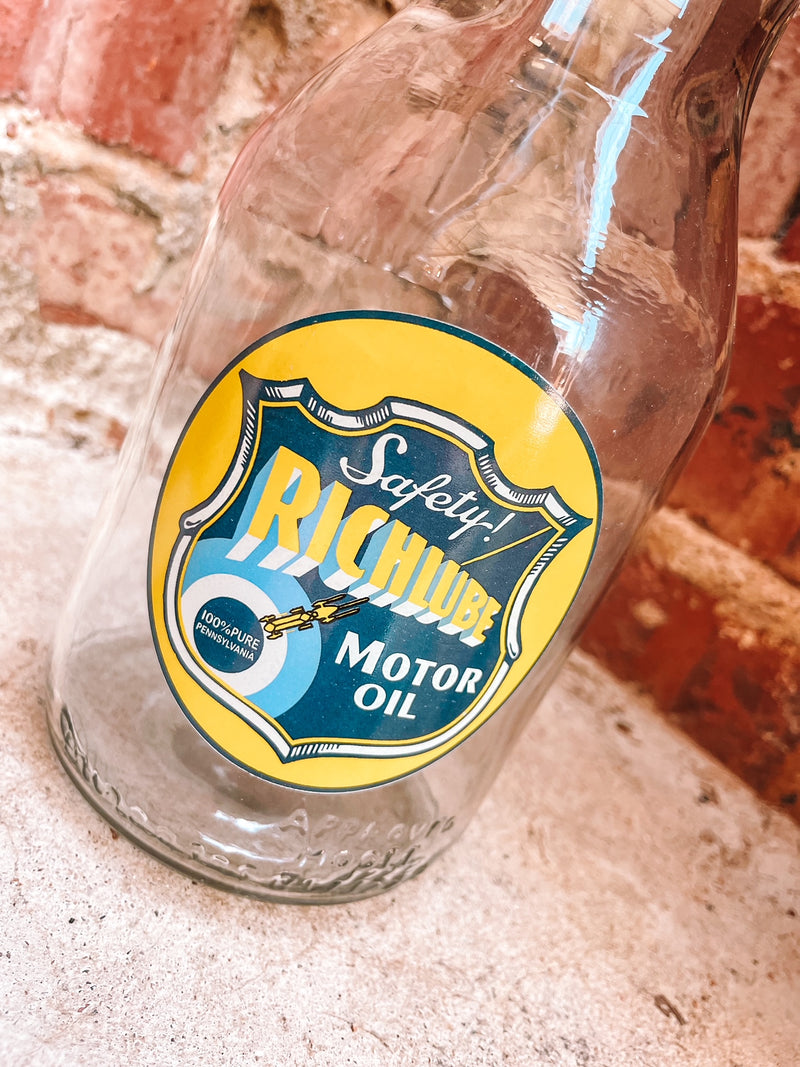Mixed Motor Oil Bottles