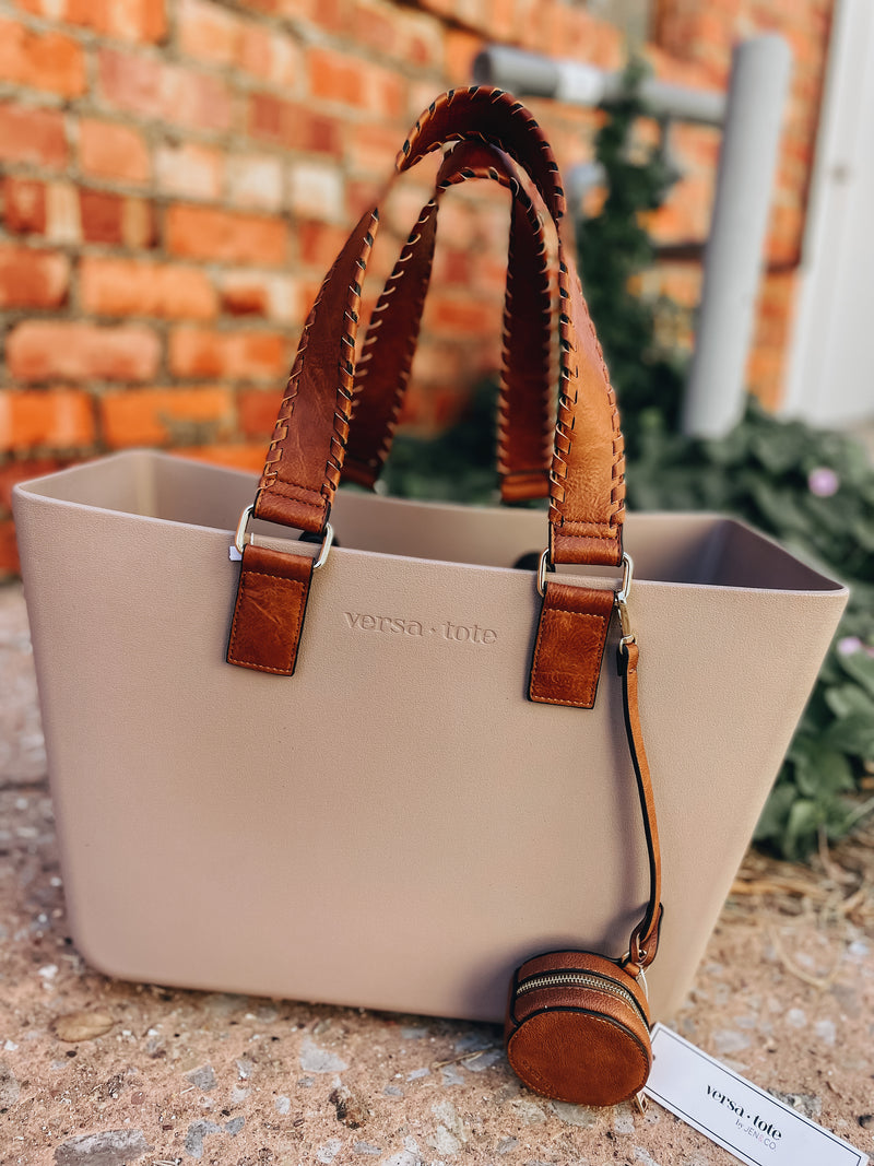Versa Tote Whipstitch Straps abeccagrace