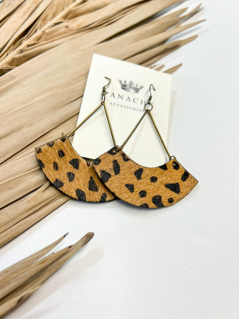 Leopard Dangle Earring